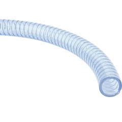 32mm Clear Spiral Reinforced Hose - Sold per meter